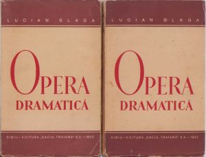 Lucian Blaga, Opera dramatică, 1942, volumele I și II