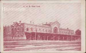 Râmnicu Sărat, Gara, carte poștală