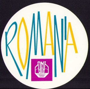 Etichetă Romania ONT Carpați România comunistă