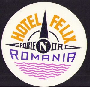Etichetă Hotel Felix Eforie Nord România comunistă
