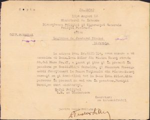 Act Legiunea de Jandarmi Bistrița, 1934