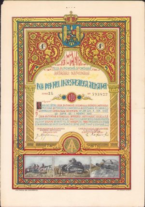 Bon pentru înzestrarea armatei de 100 lei