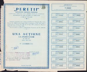 Acțiune la purtător Pereții perioada regalității