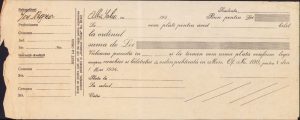 Bilet la ordin, perioada regalității, România