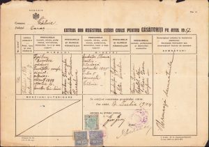 Extras registru botezați, 1944, Câlnic, Banat