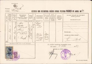 Extras registru stare civilă, 1942, Reșița
