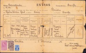 Extras registru stare civilă, 1941, Vărădia