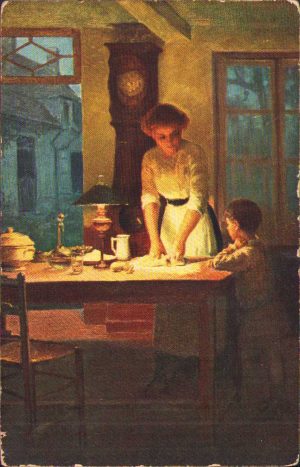 Carte poștală austro-ungară, 1916, cu ștampilă cenzură militară m k IR 24, circulată Brașov Timișoara Fabric, Primul Război Mondial