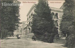 Băile Herculane, Hotel Ferdinand, carte poștală