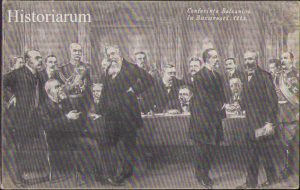 Conferința Balcanică în București 1913, carte poștală