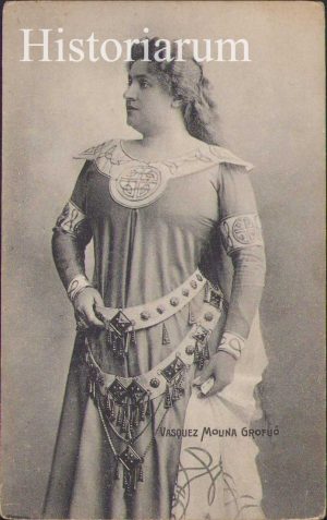 Vasquez Molina grofnő, carte poștală