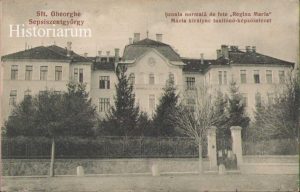 Carte poștală Școala normală de fete Regina Maria Sfântu Gheorghe