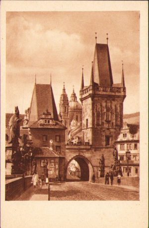 Prag Kleinseitner Turme, carte poștală