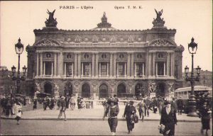 Paris, L'Opera, carte poștală