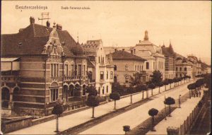 Beszterczebánya, Deák Ferencz utcza, carte poștală