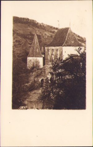 Carte poștală Schässburg Sighișoara studio Albert Schotsch