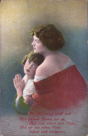 Carte poștală germană, 1916, Feldpost, Primul Război Mondial