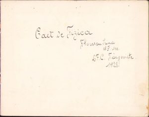 Caiet de fizică cu desene frumoase de mână, Liceul Comercial de Fete Târgoviște, 1928