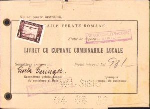 Bilete de tren, Wagon-Lits Cook, Sibiu, România, 1932