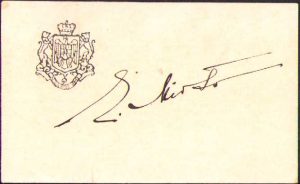 Semnătura, manu propria, lui Eduard Mirto, circa anul 1939