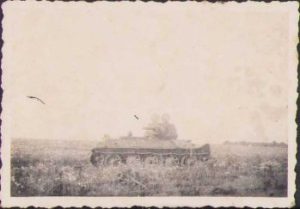 Tanc sovietic T34 abandonat pe Frontul de Est, Al Doilea Război Mondial