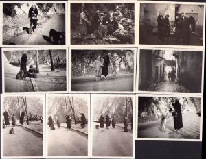 Elena Motăș în excursie în Algeria, 1934, lot de 10 fotografii