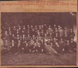 Școala Specială de manipulație comercială CFR, Cluj, 1925/1926, Seria I de absolvenți