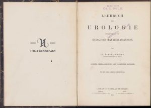 Lehrbuch der Urologie mit Einschluss der Männlichen Sexualerkrankungen de Leopold Casper, 1910