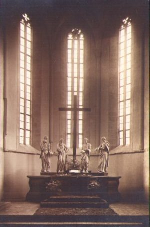 Sighișoara, carte poștală de Albert Schotsch