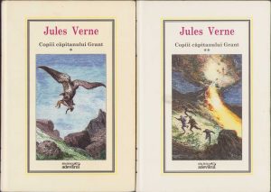 Copiii căpitanului Grant, volumul I și II, de Jules Verne, ediția "Adevărul"