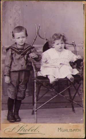 Hermine Schunn, studio Strobel, Sebeș, județul Alba