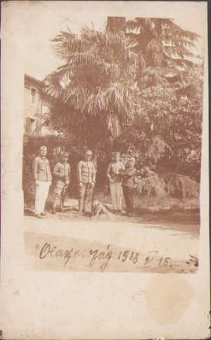 Ofițeri austro-ungari, Italia, 1918