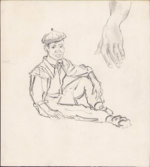 Schiță de Dimitrie "Puiu" Eitel, nesemnată