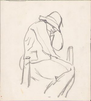 Schiță de Dimitrie "Puiu" Eitel, nesemnată