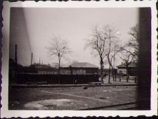Chitila, vedere din gară, 1943, fotografie de dimensiuni mici