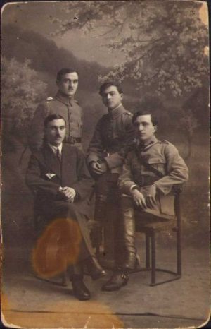 Militari români, 1919, studio Splendid, București