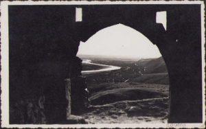 Vedere din cetatea Șoimoș spre Radna, 1939