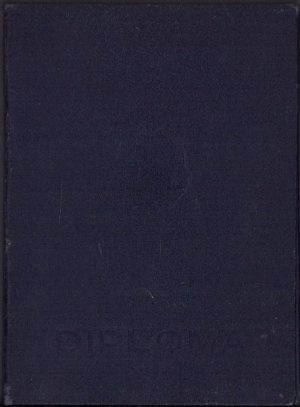 Diplomă de farmacist, 1960, IMF București