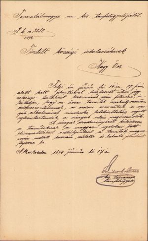 Lot de 13 acte, 1894-1895, Becicherecu Mare