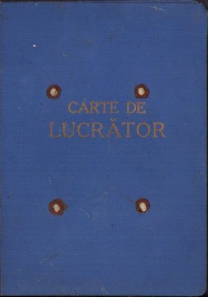 Carte de lucrător, 1946, lăcătuș, Arad