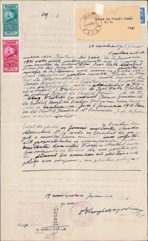 Act de protest cambial, 1931, Oradea