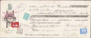 Cambie cu act de protest cambial, 1932, Oradea