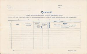 Formular tipizat pentru cumpărare aspiratoare de către școli, Austro-Ungaria