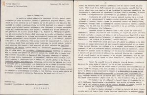 Scrisoare Victor Vâlcovici către Dinu Brătianu, 1934
