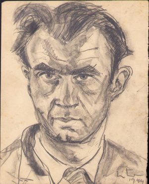 Schiță de Dimitrie "Puiu" Eitel, 1944, semnată