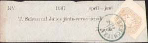 Timbru 1863 kk Zeitung Post Stempel ștampilă Reșița