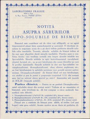 Reclamă medicament, România interbelică