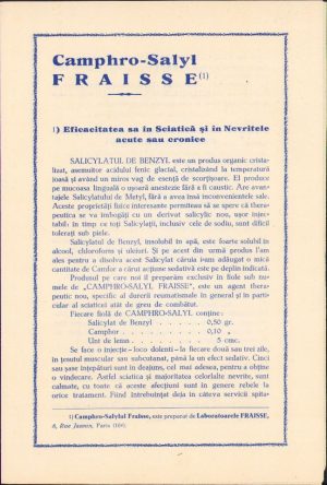 Reclamă medicament, România interbelică