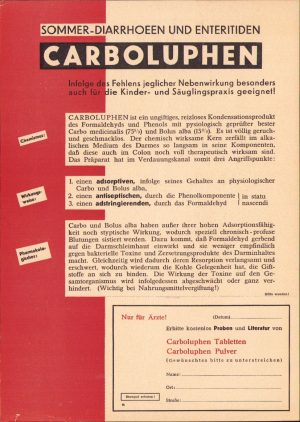 Reclamă medicament, Germania, anii 1930-1940