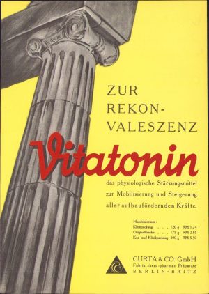 Reclamă medicament, Germania, anii 1930-1940